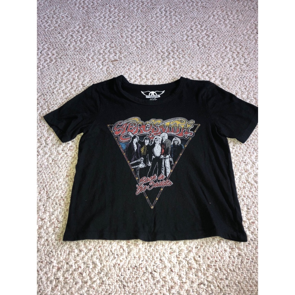 Aerosmith Cropped Band Tee